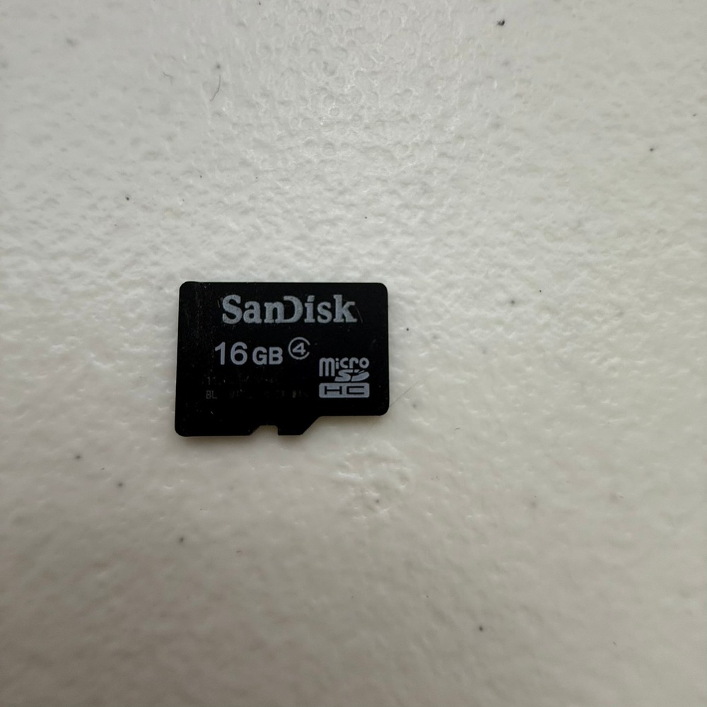 SanDisk 16GB MicroSDHC Memory Card Class 4 Flash Memory SDSDQM-016G-B35 Black